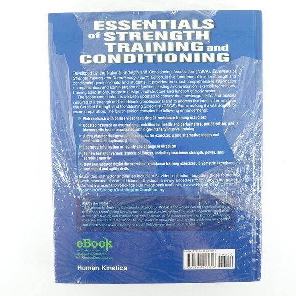 Essentials of Strength Training and Conditioning Book 4th Edition NSCA Sealed - Picture 2 of 4